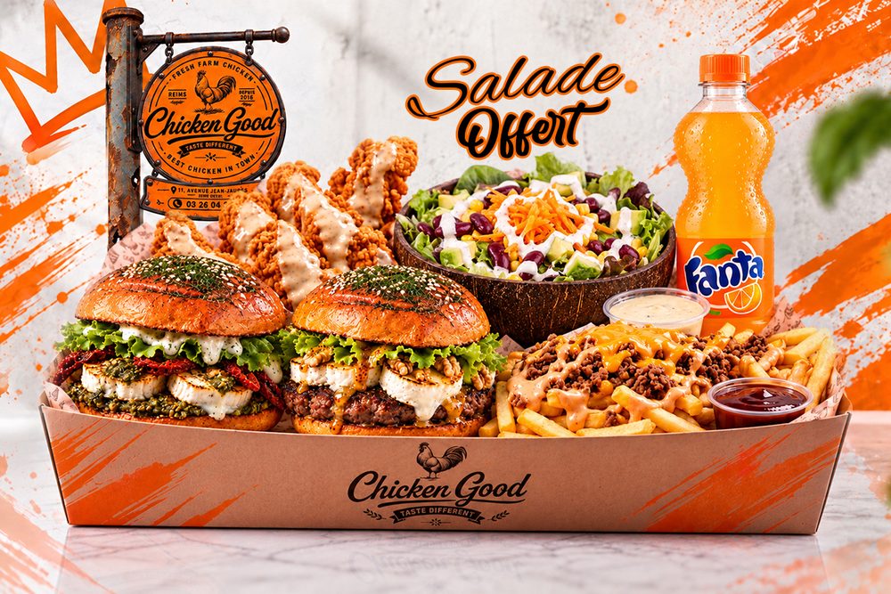 👨👩👧 Menu Family · 🎁 Salade offerte
